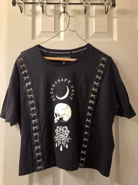 Blackcraft Cult Women's Black Short Sleeve Graphic Tee